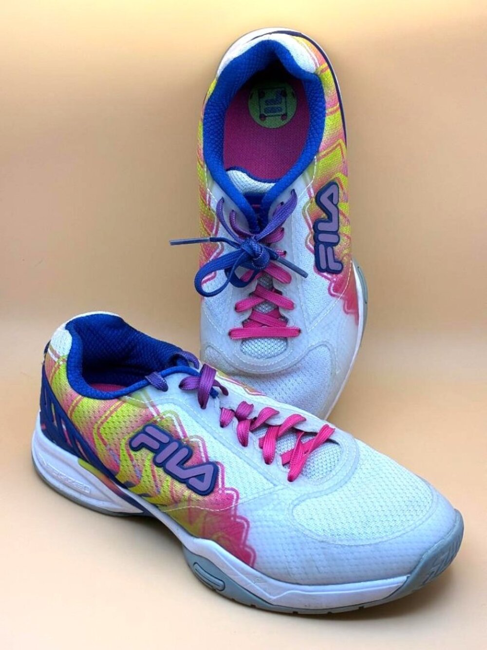 FILA Volley Zone PBF PICKLEBALL Womens White Sneakers Athletic Shoes 5PM01794-1